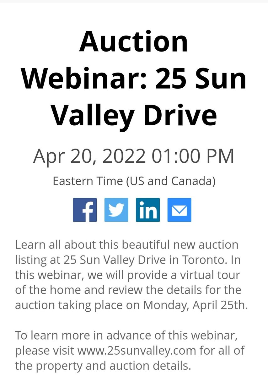 Want to know how an open offer system COULD work for 🇨🇦 real estate?  Join @SteinfeldSays and @NadiaChilds from @getontheblock LIVE today at 1pm to learn about our latest auction property in Toronto and how the whole process works.

#openbidding

us06web.zoom.us/meeting/regist…