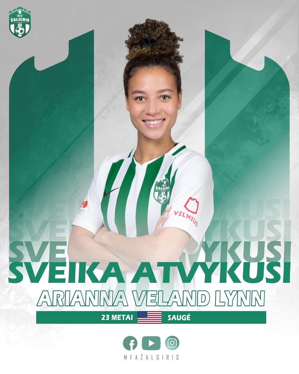 uppervathletes's tweet photo. ✍️⚽️🇱🇹 SIGNED! Upper V Athlete and former @IlliniSoccer standout @ari_veland has inked a deal with Lithuanian club MFA Zalgiris. Veland, who spent last season playing in Sweden, joins her new team for the 2021/2022 season. Congrats Arianna!!! #mfazalgiris #uppervathletes https://t.co/FEXaO5Mehf