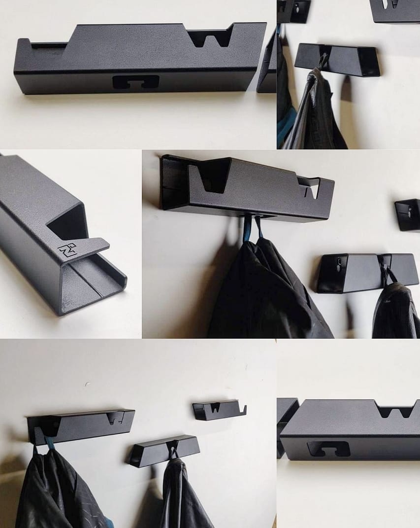 Een kleine en krappe hal / gang vraagt om een kleine kapstok. Wij hebben deze ontworpen en het is een echte blikvanger geworden. Meer weten? indusigns.nl/kleine-kapstok… #kapstok #interieurontwerp #Dutchdesign #vakmanschap #Indusigns