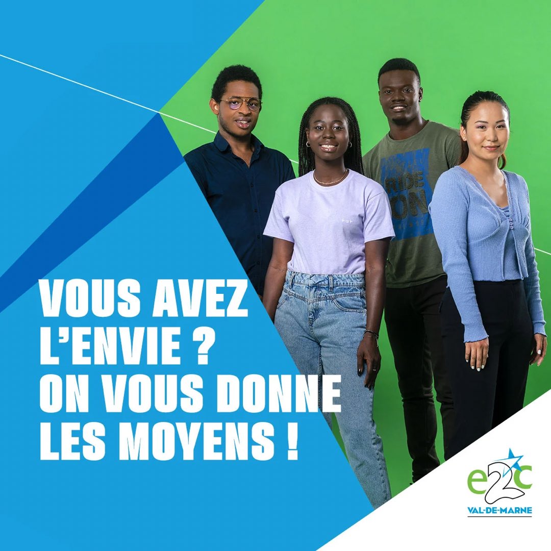 Sans diplôme ni qualification ? Tu as entre 16 et 25 ans ? L’E2C94 met tout en œuvre pour t’aider à trouver le métier qui te correspond. Des entrées possible toute l’année : 👉 Rendez vous sur e2c94.com