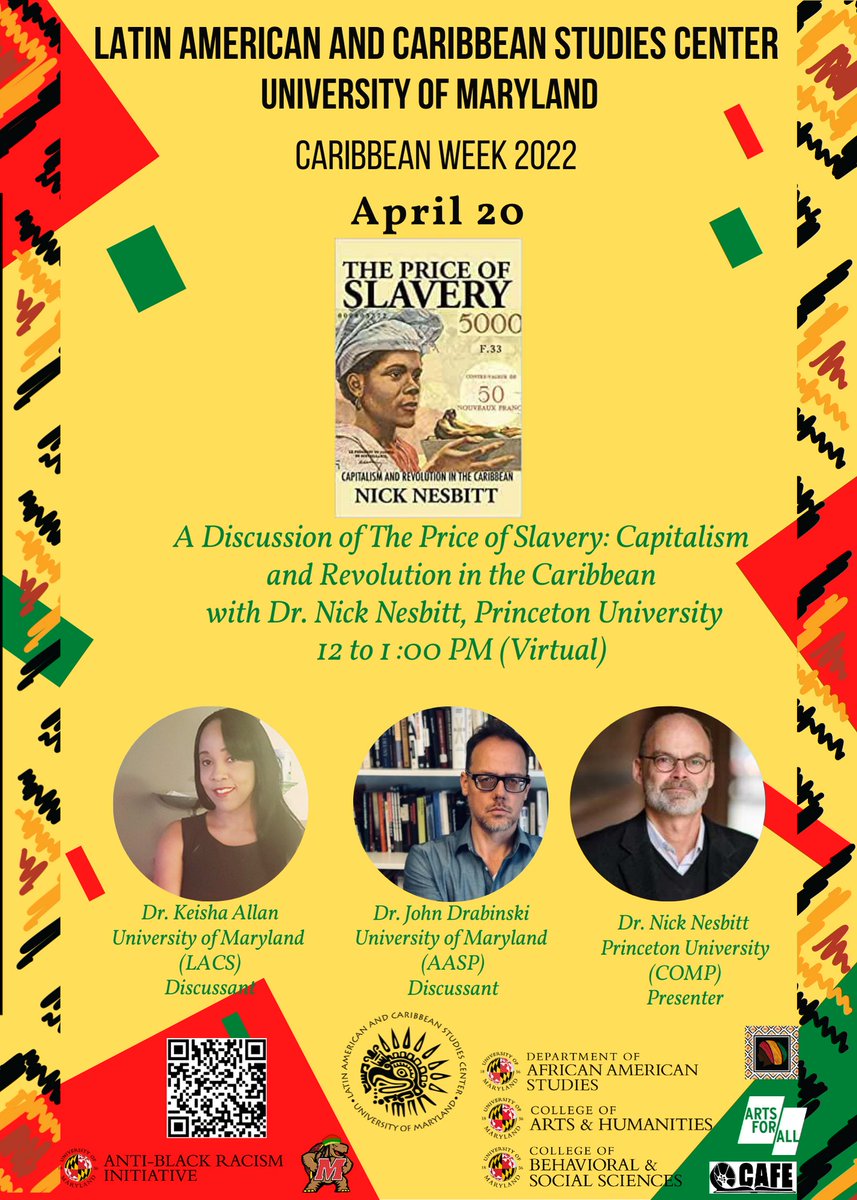 isalacuerva's tweet photo. Noon Today 👇Day3 @lacsUMD #CaribbeanWeek
@AASD_UMD @umdsllc @jdrabinski @TitaChico1 @KeishaSimoneAl1 @UMDEnglish @umd_arhu
Register here: https://t.co/hlnRAtZUOU https://t.co/UzwtjI7BqQ