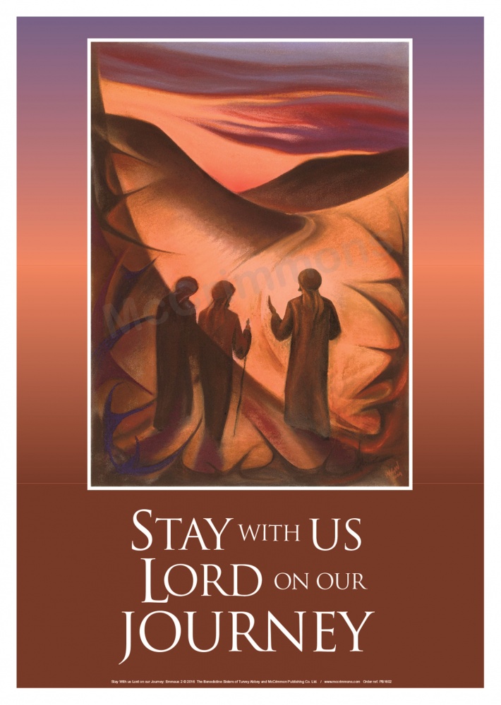McCrimmons's tweet photo. Stay with us Lord on our journey 🏞️✝️
Emmaus 2
Artwork by Sr. Mary Stephen CRSS
A3 Poster https://t.co/NtJItc5h3g
Boards https://t.co/YJ7PWI0TA7
Banners https://t.co/P8H2YmGGJE
Lectern Frs. https://t.co/iIz4MjXhSc
Original artwork #WayOfLight Stations of the Resurrection https://t.co/SQJEDHOZES