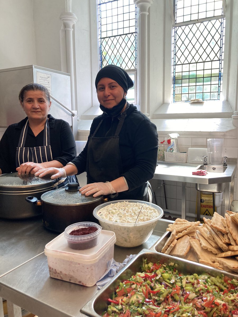 CoplestonCentre's tweet photo. Lovely to have @NandineUK back in the house cooking #RealMeals for our #CommunityCafe https://t.co/3KknT8ABs8