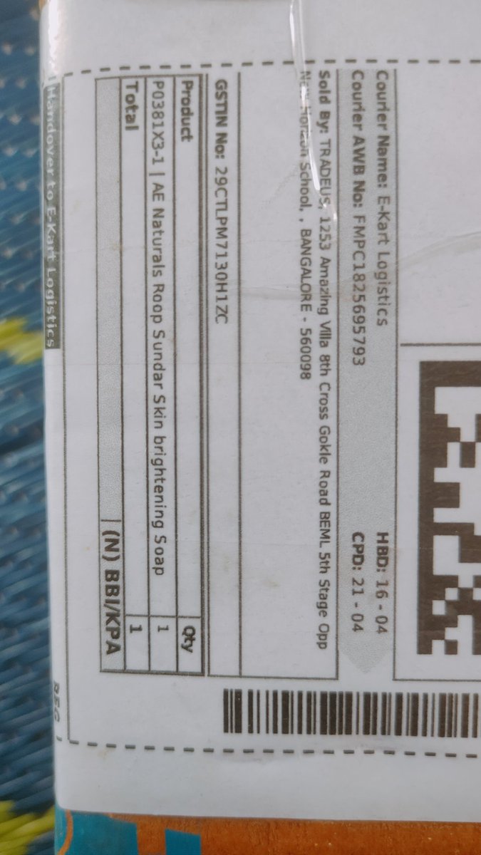 Dear <a href="/Flipkart/">Flipkart</a> and <a href="/aenaturalsoffcl/">AE Naturals Pvt Ltd.</a> Kindly Send a Legal Notice or Take a Legal Action on Those Fake Product Seller , I ordered a Original product but Received a Fake One And there is Not even any Return Policy , And Product Bar code is not Working Kindly Help Mr Sachin Bansal