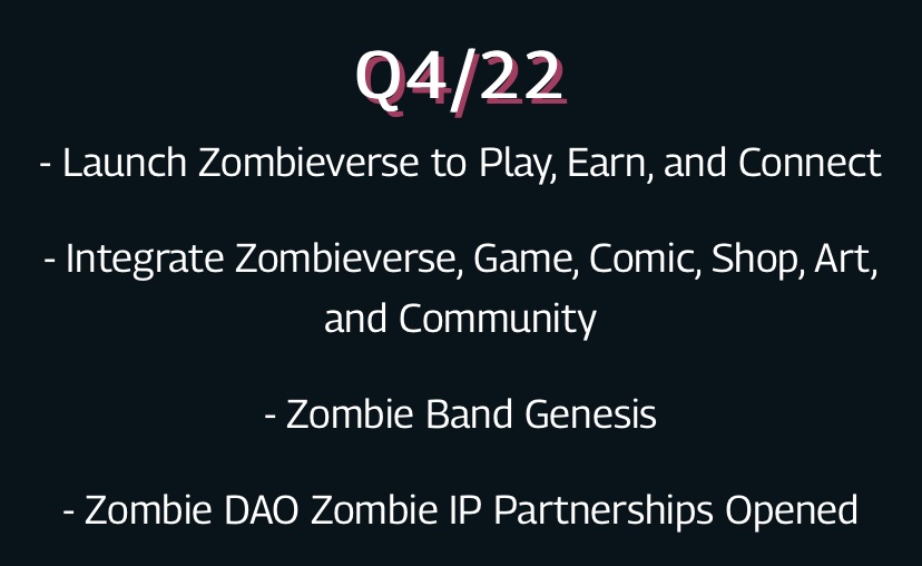 Zombie Apes Q3 &amp; Q4 is where it’s at. 

@ZombieApesNFT Reveal tonight

LFG!