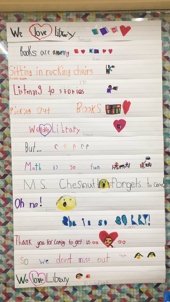 Loving this poem that a grade two class made for me💕