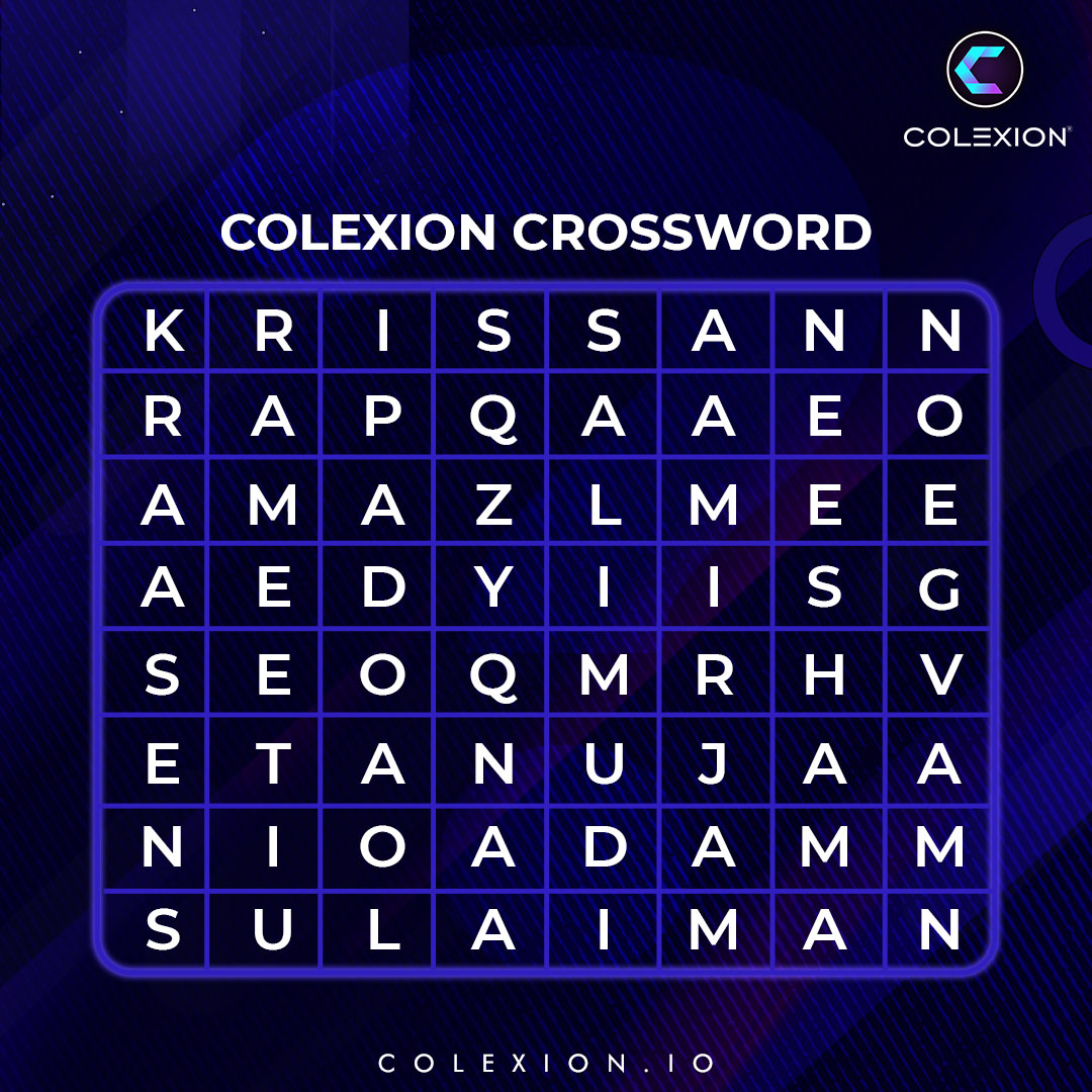 6 of our talented celebrities are hidden in this crossword. Assuming it’s a spy movie, help us find them. We bet it won’t be a difficult task for you.

Drop their names down below in the comments section.

#Colexion #BollywoodNFTs #Guess #CollectWithColexion #NFT #NFTart