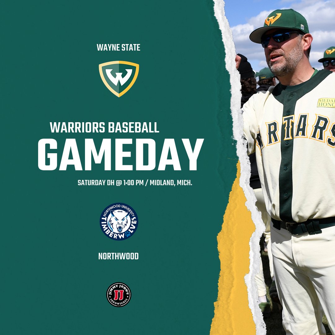 It's a doubleheader day for #WarriorBSB! 

WATCH - bit.ly/3MhHkar

G1 LIVE STATS - bit.ly/3vzx2vC

G2 LIVE STATS - bit.ly/3MjWWug

Brought to to by <a href="/JimmyJohns/">Jimmy John’s</a>.

#WarriorStrong