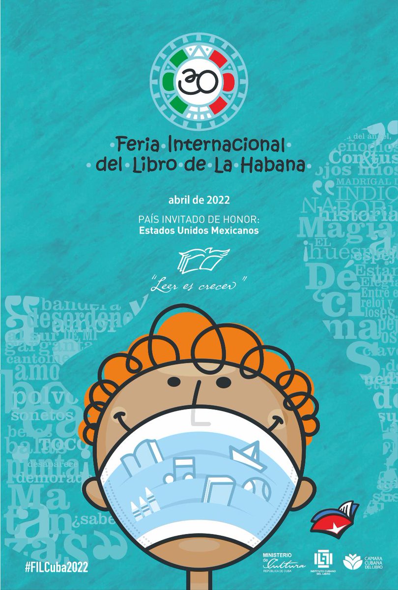 Hoy quedará inaugurada oficialmente la 30 Feria Internacional del Libro de La Habana, una fiesta para el disfrute de la familia cubana. Bienvenidos, hermanos mexicanos, especialmente invitados a este gran evento. #FILCuba2022 #LeerEsCrecer #CubaEsCultura granma.cu/cultura/2022-0…