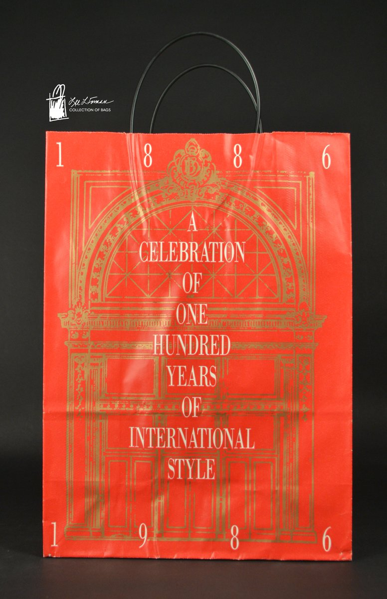 110/365: In 1986 Bloomingdale's marked 100 years since the opening of their 59th Street and Lexington Avenue store in New York City. The seven-week promotional event was self-named 'The World of Bloomingdale's' and was celebrated at Bloomingdale locations nationwide.