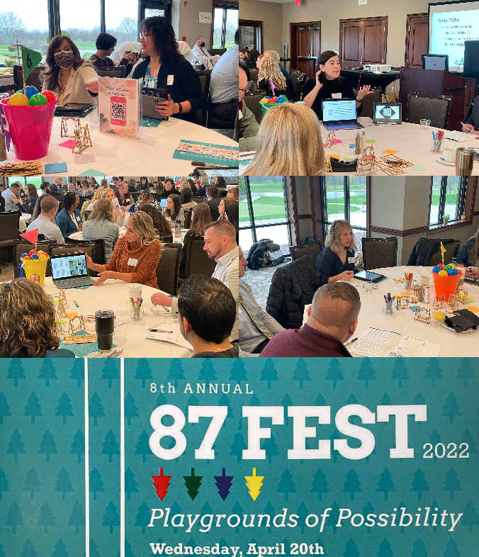 GWHilltoppers's tweet photo. A great series of presentations from West teachers this AM at our annual D87 Fest! Thank you to Maria Belgrave, Lifang Tsou, Michelle Gatz, Laura Kammes-Bumm, & Alicia Hollander. #D87learns https://t.co/dr9yy05nea