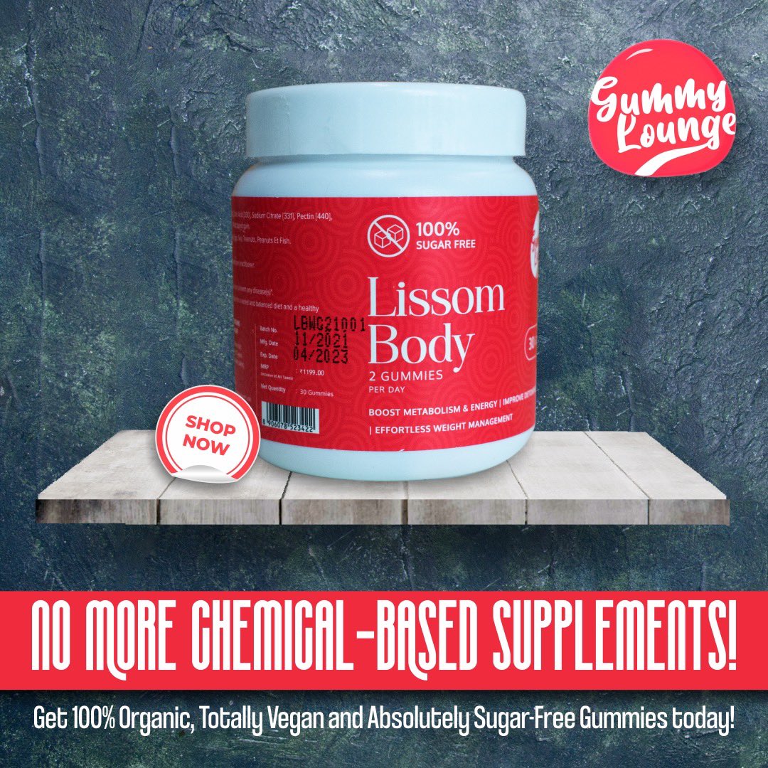 We have the #bestsolution for you — #LissomBody #Gummies. They're not only 100% #organic, but they also help you in #maintaining #optimum #body #weight while making all your #bloating go away.
#Shop #now at https://t.co/kvwdhoAqhr
#gummies #yoga #fatburning #candy #vegan #gummy https://t.co/ANU9wiTx8K