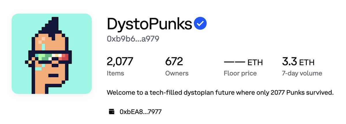 DystoPunks tweet media
