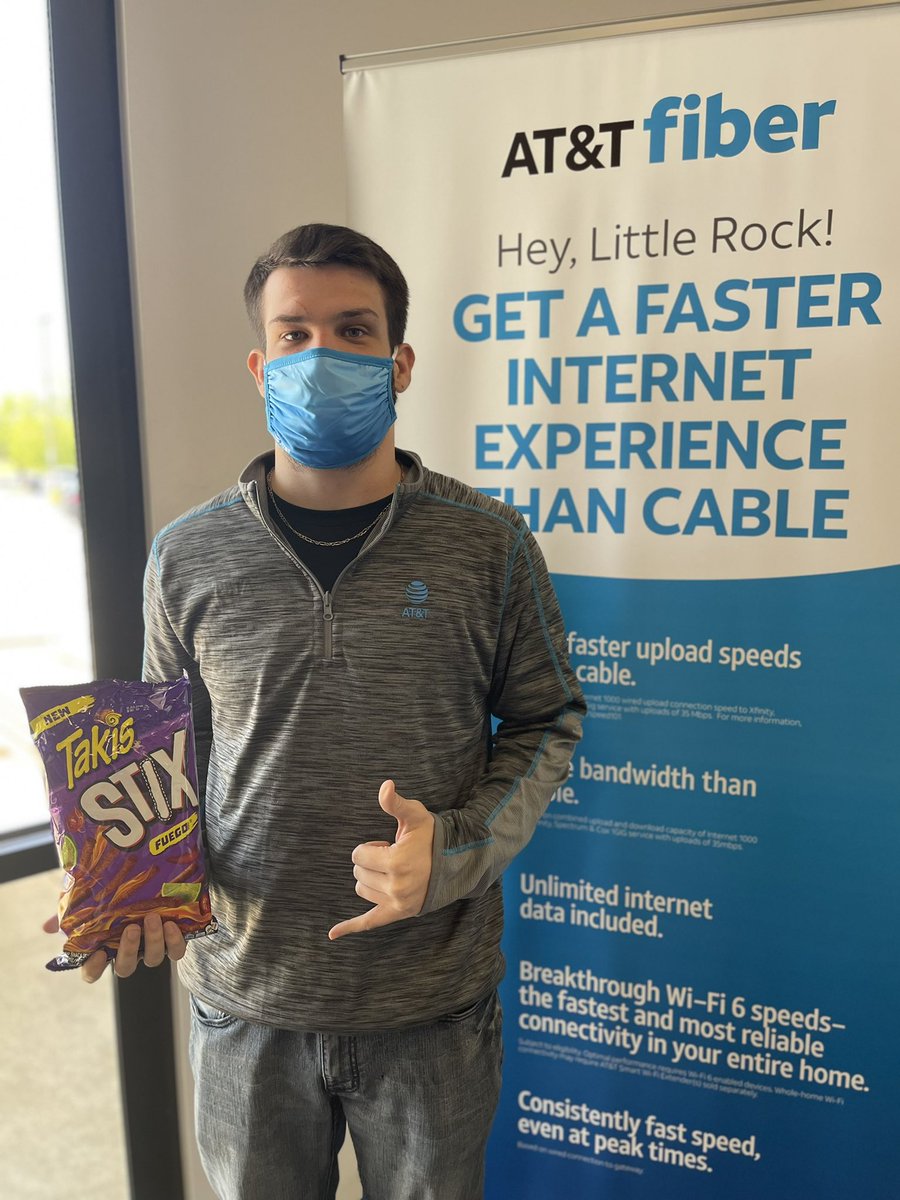 Welcoming new hire Shane to Chenal! His favorite snack is Takis Stix! Can’t wait to see him in action!