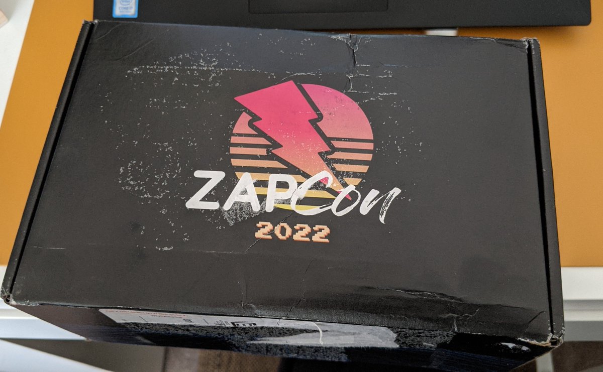 PsypherPunk's tweet image. Swag from #ZAPCon!