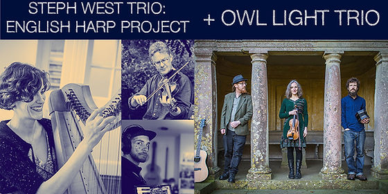 Tonight's the night ⭐ English harp Project + <a href="/OwlLightTrio/">Owl Light Trio</a> go go go! 
🎫 Buy advance tix until 4pm
🎟️ Tickets available otd, cash / cards
☕ Tea, coffee, squash and nibbles at the interval
🧥 Bring a blanket if you're a chilly person 
stephwest.co.uk/ehp