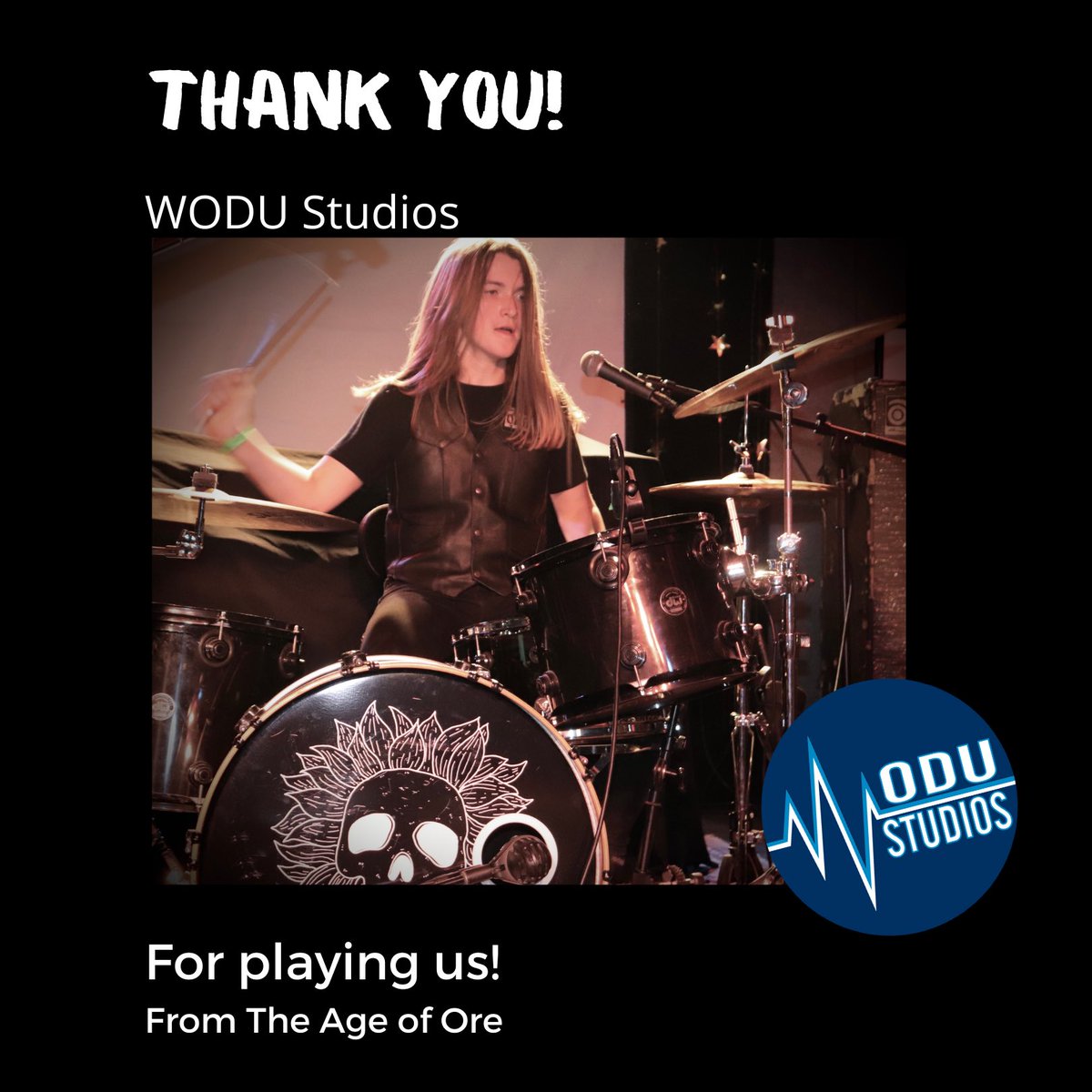 age_ore's tweet photo. WOW a huge thank you to @WoduStudios in Norfolk, VA for sharing our music with your listeners! https://t.co/K85Xvymtrq