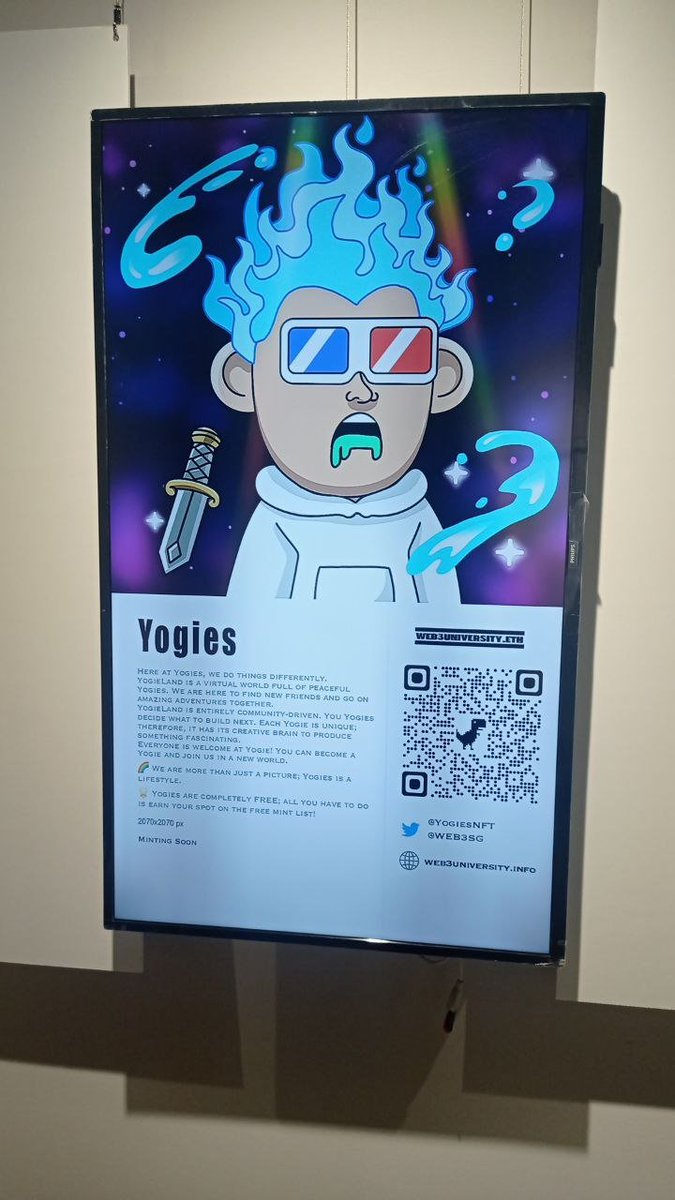 Another super anticipated free mint?? Yogies has come to Artnow and they have given us 5 WL spots to giveaway.

To enter:
✅Follow @YogiesNFT, <a href="/web3sg/">WEB3SG</a> &amp; <a href="/milomonk/">milOmONk 🔮</a>
✅RT &amp; Like
✅Send us some love  ❤️🧡💛

⏳24hrs