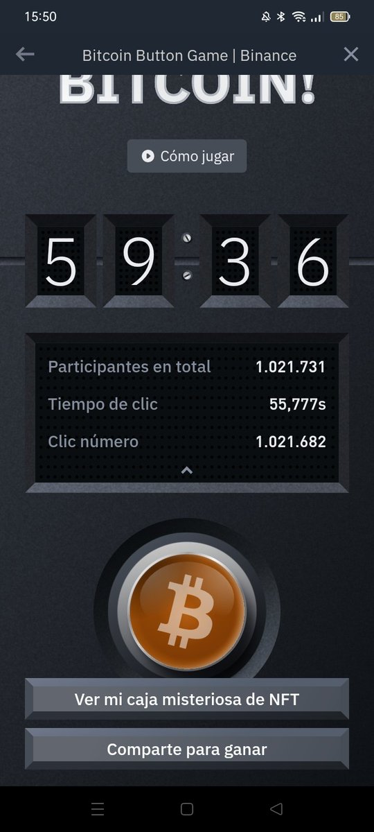 malvalocasnft's tweet photo. We try It with @sand_det!!! 😁
So cool there is always a reward!
es-LA/nft/usercenter/asset?tab=boxes&ref=bitcoin-button-game
#binancebutton #binance https://t.co/W97htfwUUe