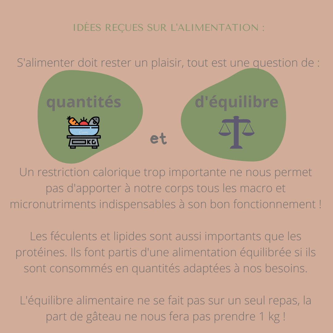Peut on prendre du plaisir à manger tout en gardant la ligne ? Voici différentes #idéesreçues concernant l'#alimentation