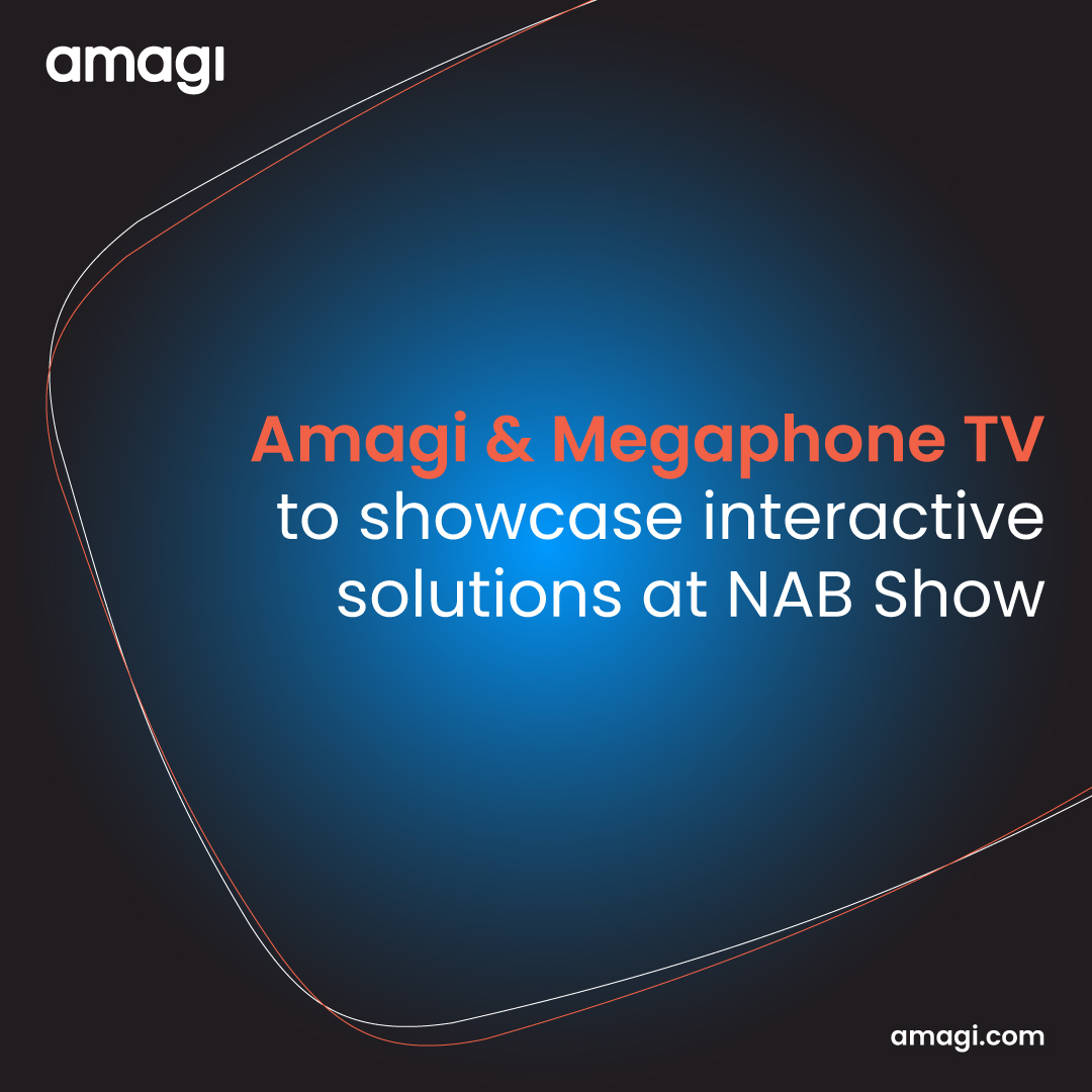 AmagiCorp's tweet photo. Amagi & Megaphone TV join hands to enthrall streaming & broadcast companies with their real-time interactive content & ad solutions. Catch the demo at the NAB Show: https://t.co/qMWEADUxYO
#Amagi #adtech #interactiveads #content #cloudbroadcasting #streaming https://t.co/9fXotTQTKC