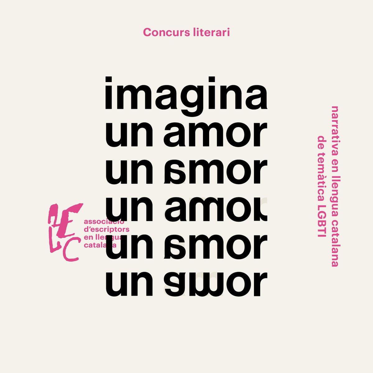 ❤️ Vols escriure una història sobre un amor no heteronormatiu o saps d'algú que ho voldria fer?

Torna el concurs de relat «Imagina un amor» amb tres categories: de 12 a 15 anys, de 16 a 18 anys i adults.

Tens temps fins al 19 juny: ja.cat/m3b9P