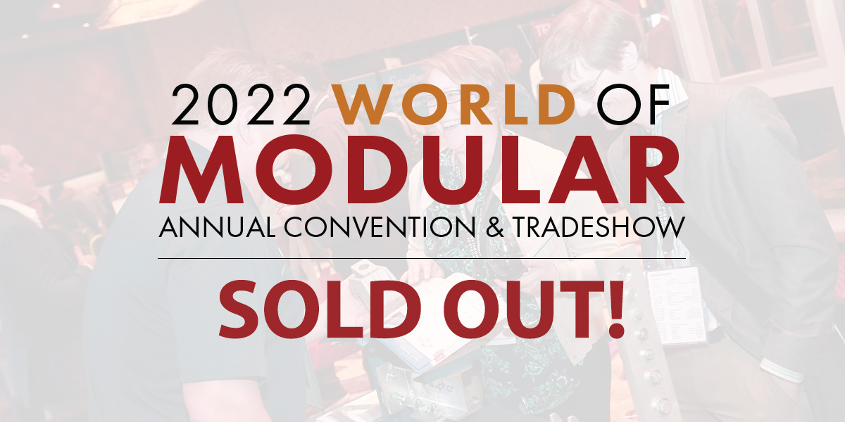 rethinkmodular's tweet image. All four days of World of Modular are SOLD OUT! We are so excited to see everyone in San Antonio. What are you most looking forward to?  #modular #modularbuilding #WOM22