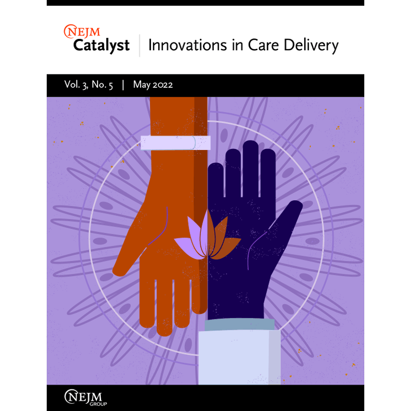 nejmcatalyst's tweet photo. Our May 2022 issue is now available! Featuring low-value care de-implementation, payer-provider alignment, hepatitis C group treatment, lower-cost retinal drugs, collaborative care for mental illness, wearable sensors for diabetic pediatric patients: https://t.co/h48pj5Rsla