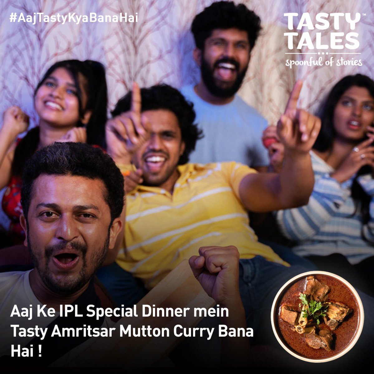 Are you set for the clash of the Norths? Get your Cricket spirit set by preparing your favourite Amritsari Mutton Curry #injust20mintues. #Ordernow only from Tasty-Tales.com and get your favourite products at a special price!