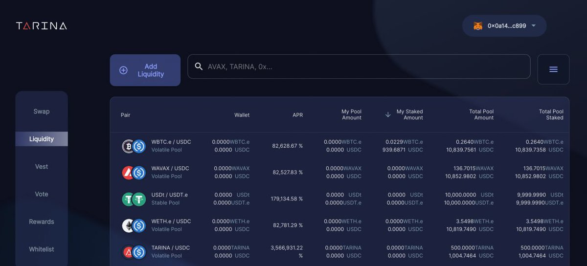 tarinaexchange's tweet photo. APR on the moon🚀🌝 #DEX  #TARINA #Avalanche  #APR https://t.co/jukyjaqB4H