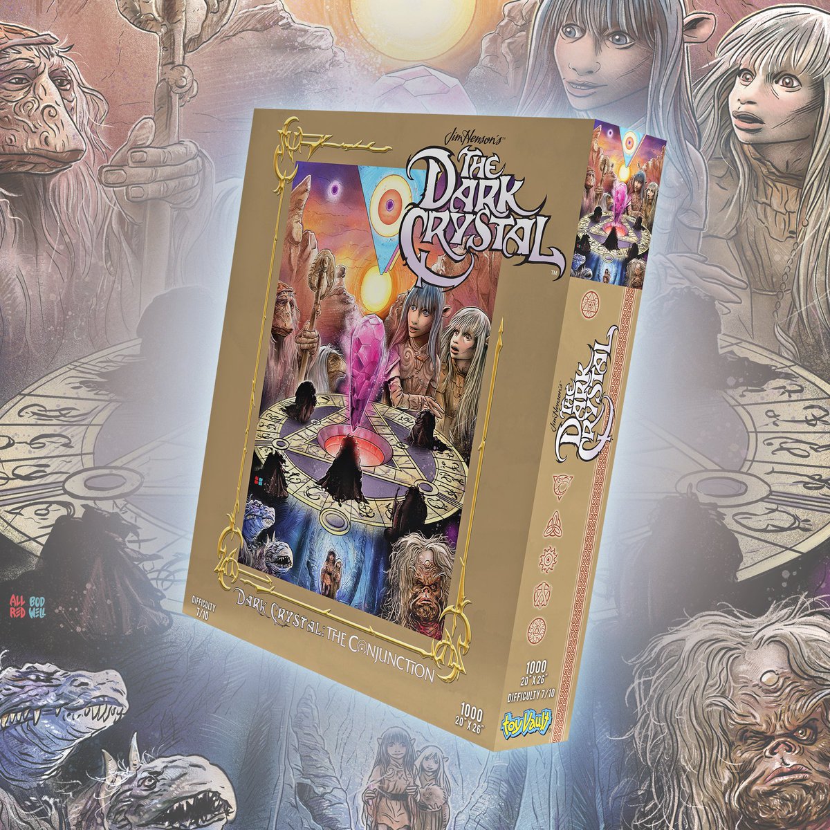 The Great Conjunction happens once every 999 and one trine, but you can get together with friends any time and piece together the scattered shards of Toy Vault's new 'Dark Crystal: The Conjuction' puzzle, available now!

ow.ly/c6ZM50INAe3

#darkcrystal #thedarkcrystal