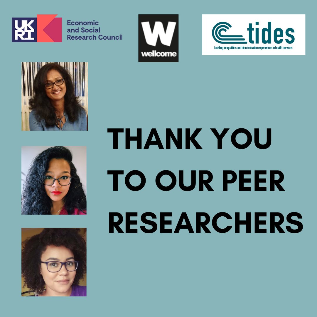 Thank you to our peer researchers who have been an integral part of the team, who have ensured we have kept the lived experiences of NHS staff at the centre of our work #qualitativeresearch #peerresearchers #helpusdobetter