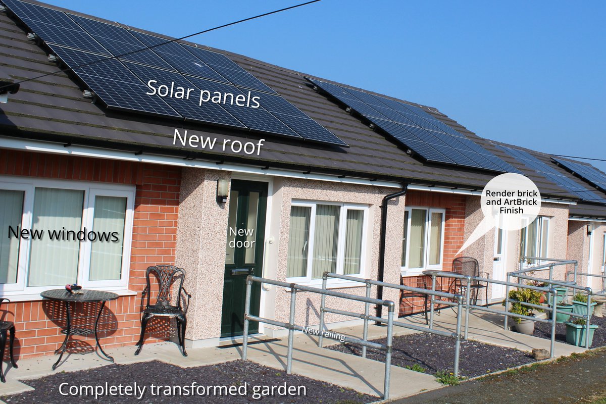 Another multi property whole house solution completed by Westdale Midlands, including re-roofing, solar panels, cavity extract and refill, EWI, windows, doors, hand railing, concrete paths, renew fencing. Looking for a whole house solution?