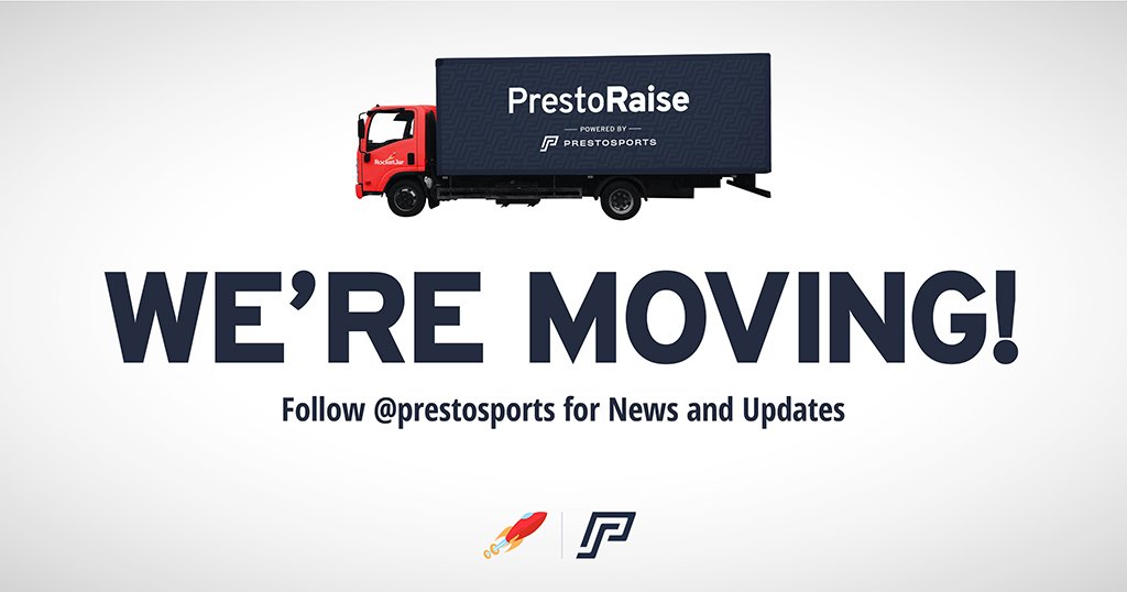 ICYMI. RocketJar is now PrestoRaise, and we're moving! Follow <a href="/PrestoSports/">PrestoSports</a> for news and updates. Plus you'll learn how PrestoSport's comprehensive platform can be used to engage and delight your fans. 
#fortheloveofthegame