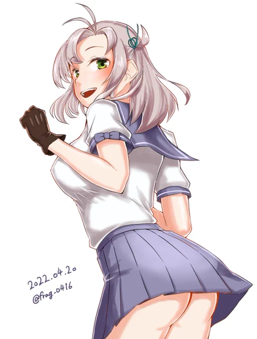 ガッサ#艦これ版深夜の真剣お絵描き60分一本勝負#艦これ版真剣お絵描き60分一本勝負_20220420 
