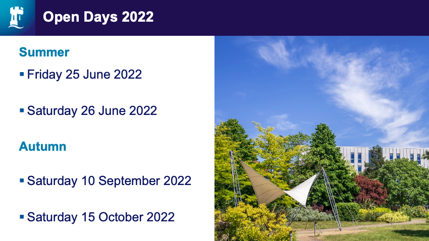 UoNPost16's tweet photo. Open Days 2022. Come and explore our University Park, Jubilee and Sutton Bonington Campuses and talk to our students and academics to find out what is like to live and study at UoN. Bookings open now! #UoNPost16 #OpenDays https://t.co/skZHGEAi90 https://t.co/l0v7oCw7BE