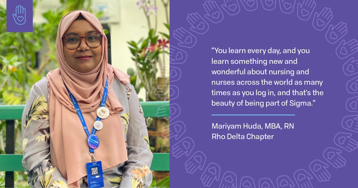 What started as a way to connect with other nurse leaders around the world led #SigmaVolunteer @ibaisraeiyaz, MBA, RN, to represent the Maldives by authoring an article for Nursing Centered. Learn more about Mariyam and why she finds time to volunteer » bit.ly/3862ee4