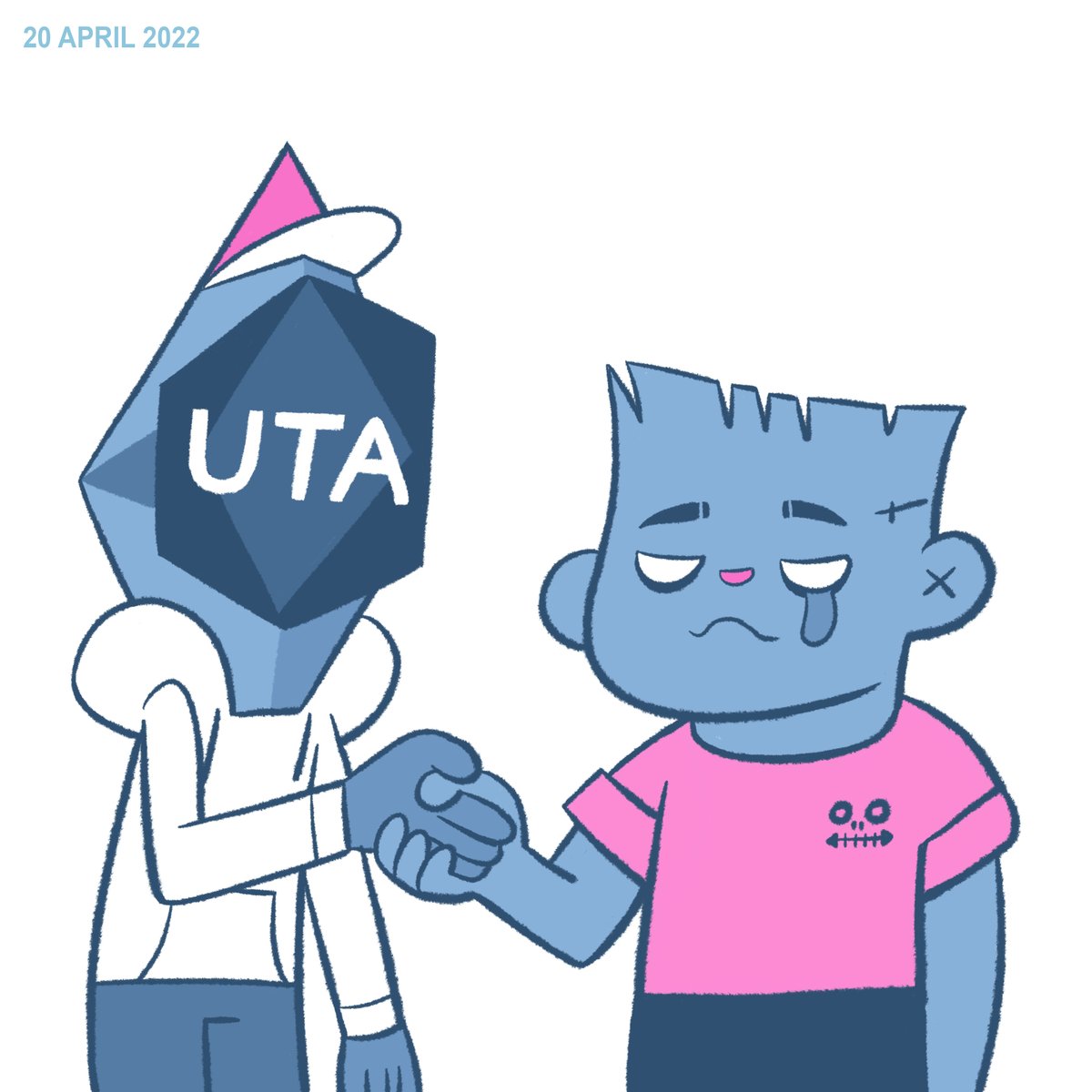 20 April 2022: Deadfellaz Ethereum NFT collection lands exclusive deal with United Talent Agency.
decrypt.co/98191/uta-sign…

opensea.io/assets/0x495f9…

#nftcommunity #nftcomics #ethboy #ethboystory