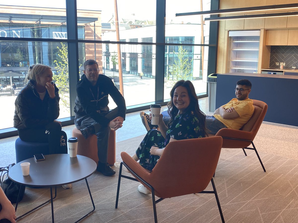 mansfieldloynes's tweet photo. β¦@UoC_TNA_TAPβ© #march22 the first EVER teaching at β¦@uochesterβ© new Warrington campus. You will go down in history! πππ https://t.co/zvRLuYisCX
