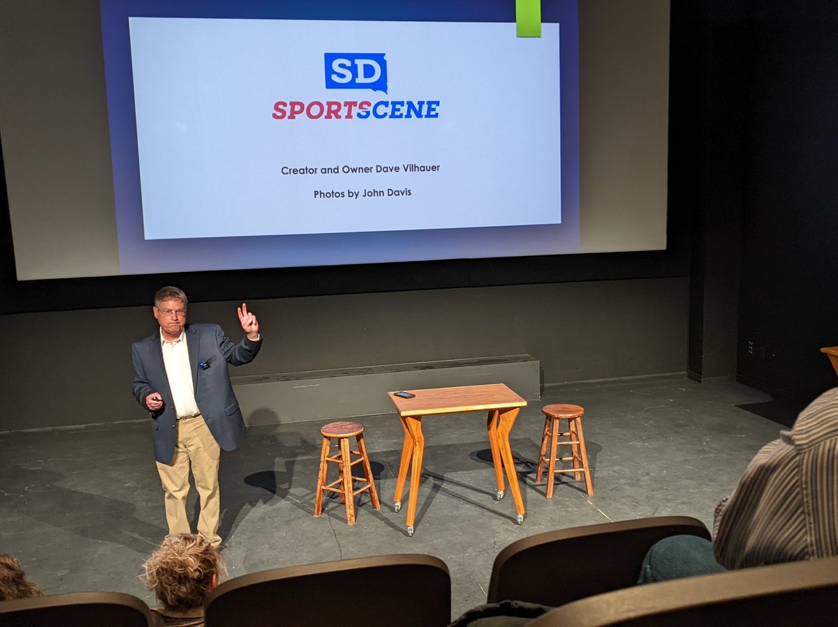 HubCityCupShow's tweet photo. Today's presenter is Dave Vilhauer with @sdsportscene - covering sports for the region! https://t.co/W378oWHI7U