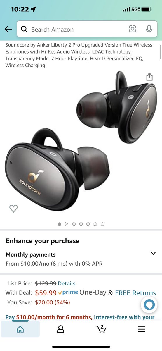 Technoid12's tweet image. Ok this headphone deal is literally a STEAL!! @soundcoreaudio Liberty 2 Pro Upgraded is on sale for $60!! In the words of @SneedTech “tremendous dawg” share if you know anyone looking for a pair of earbuds that can deliver the best!