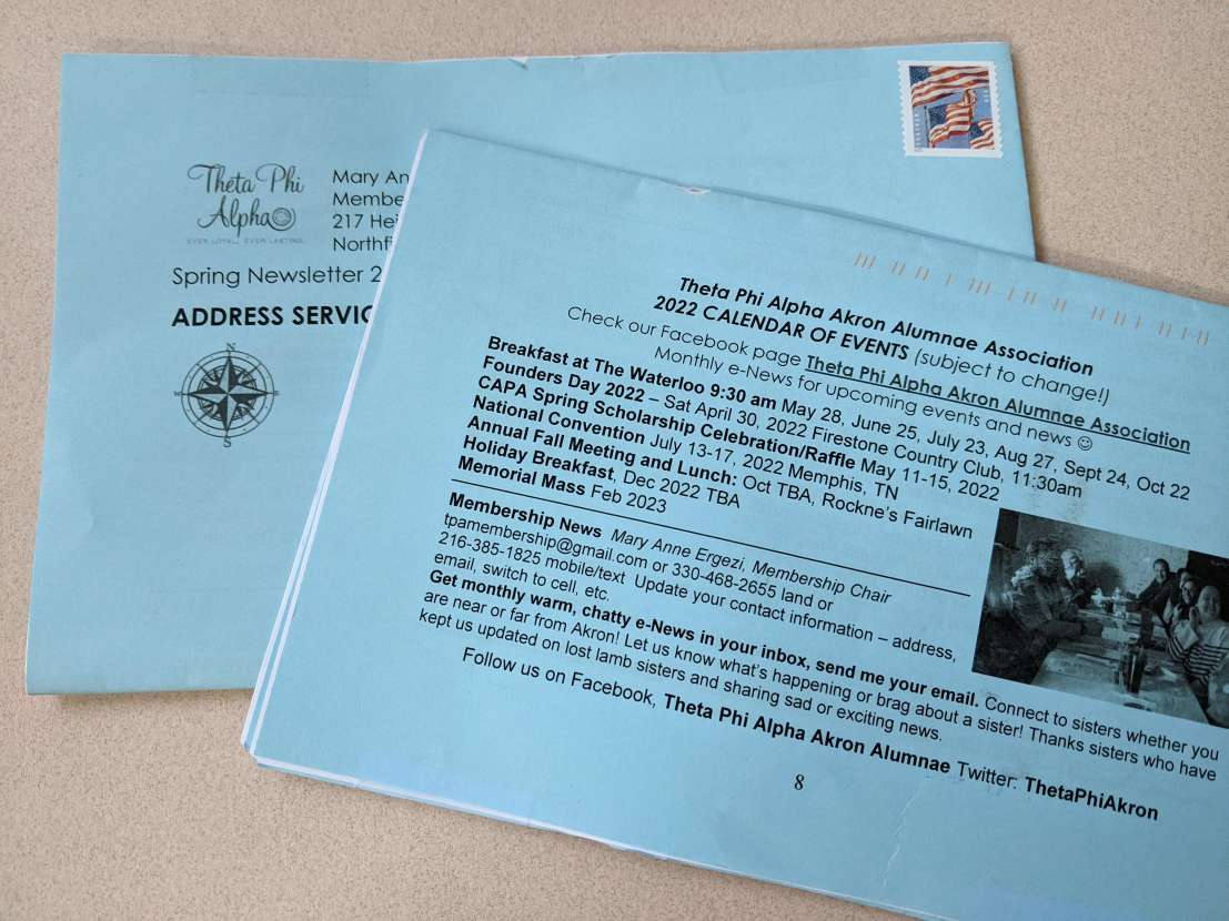 ThetaPhiAkron's tweet image. Spring newsletters went out 1st week of April - TIME TO RSVP for Founders Day Luncheon, April 30, 11:30 Firestone Country Club.  Need more info?  tpamembership@gmail.com  See you there!!!