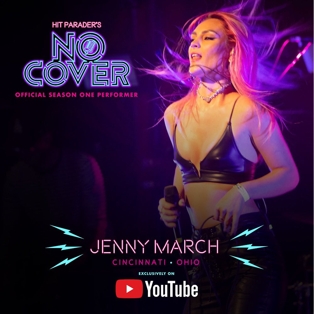 Jenny March (@jennymarchmusic) on Twitter photo Watch my audition on <a href="/NoCoverShow/">Hit Parader's No Cover</a> premiering tonight at 7pm pst/10pm est! 🤘🏻 You can watch the trailer now youtu.be/SqLCRKBjyE8 Watch my audition on <a href="/NoCoverShow/">Hit Parader's No Cover</a> premiering tonight at 7pm pst/10pm est! 🤘🏻 You can watch the trailer now youtu.be/SqLCRKBjyE8