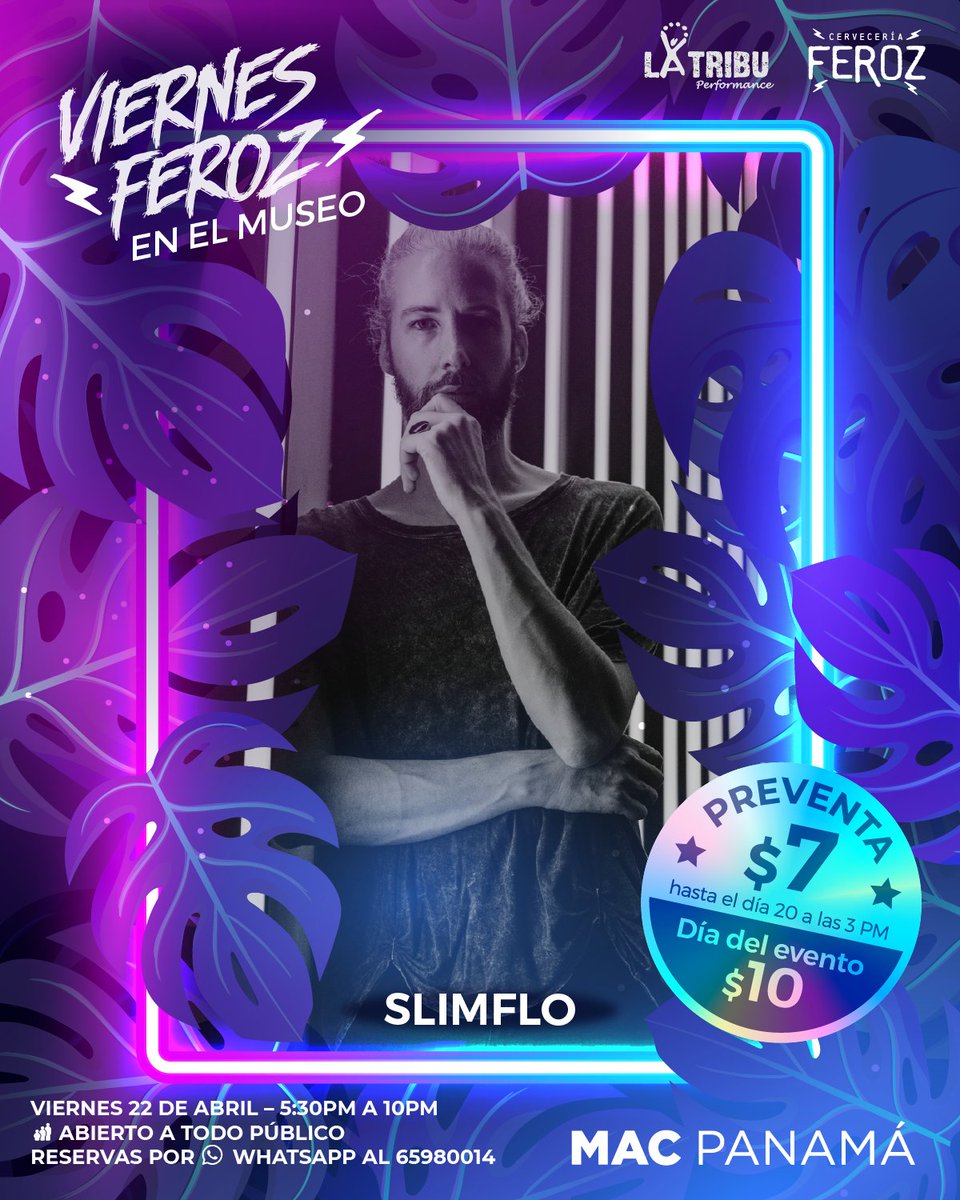 Aprovecha la preventa de $7 hasta el miércoles 20 de abril (incluye una cerveza feroz de cortesía)

Si vienes con tus peques, menores de edad o te abstienes de beber alcohol cambiamos la cerveza de cortesía por una bebida no alcohólica.