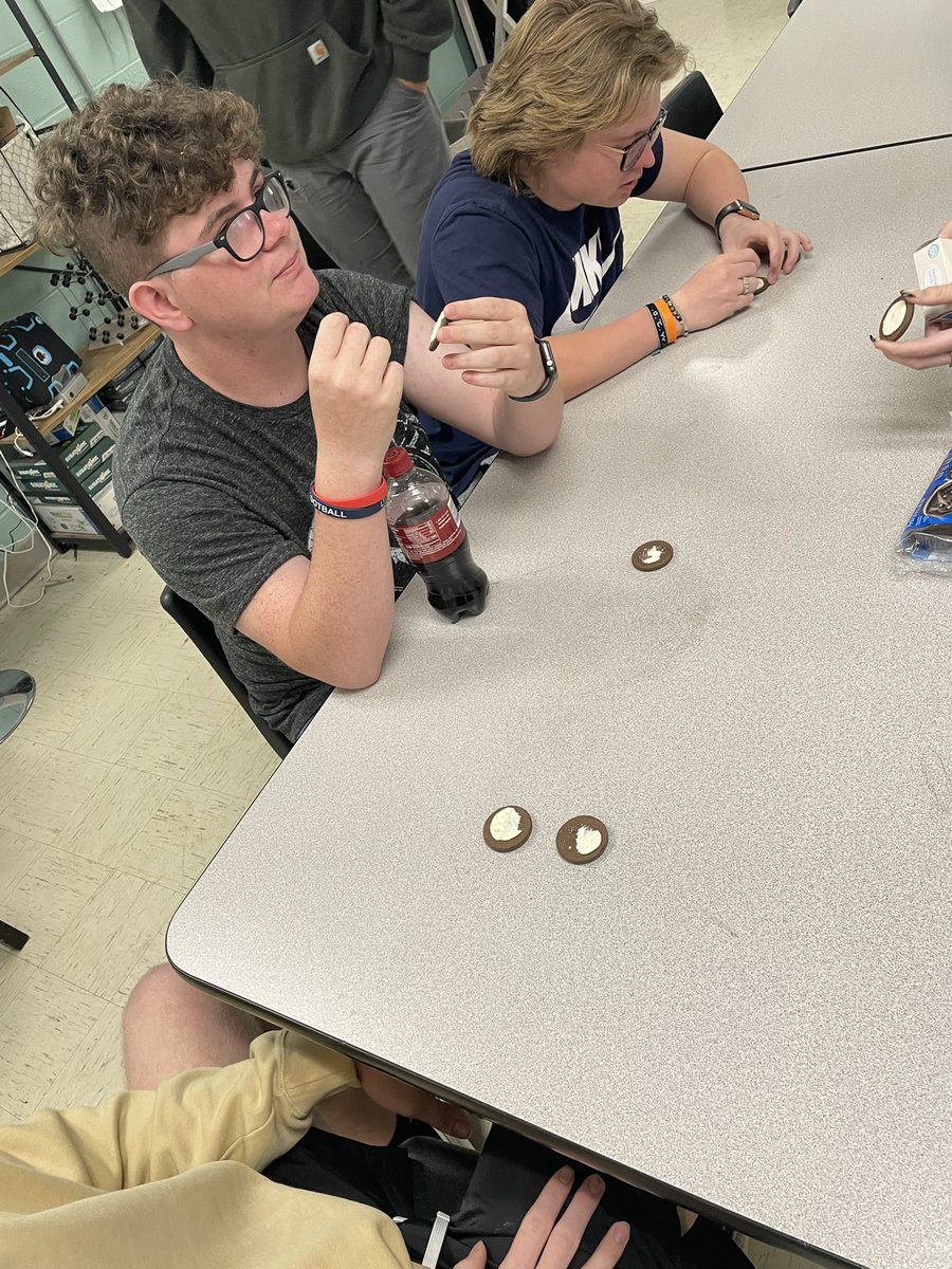 ghhs_teambruno's tweet photo. Here are some pictures from the ACE events we did today in the high school with our fellow classmates!! #moonoreos #robotobstaclecourse #space #Science @CclineG @shanebarnette @goodhopehigh @uah_inspiress @CCBOEAL @CarolFetters https://t.co/auupt8aUdN