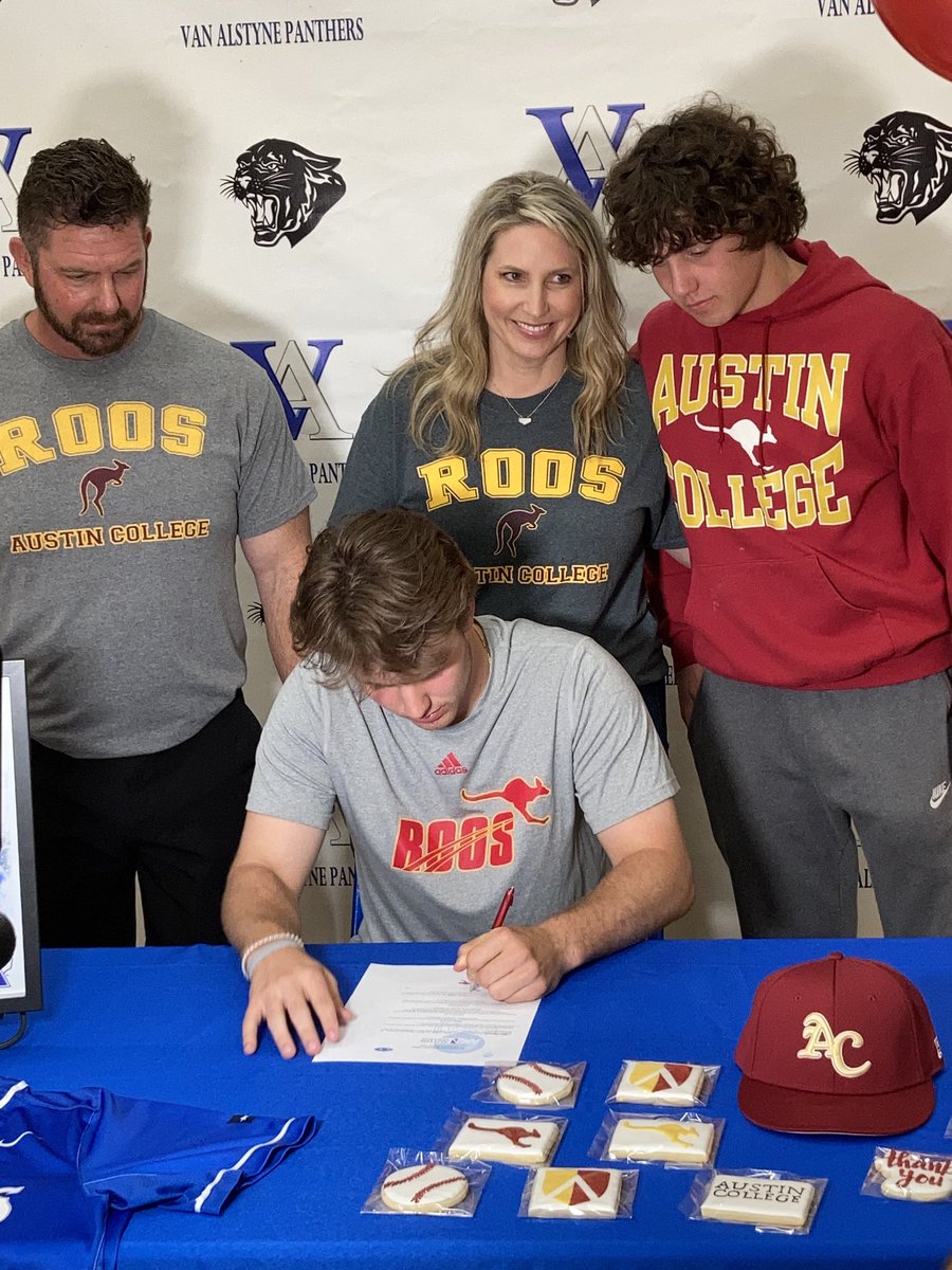 JasonDellaRosa's tweet photo. Van Alstyne’s Blake Skipworth headed to Austin College for baseball https://t.co/1EA3EdjFo7