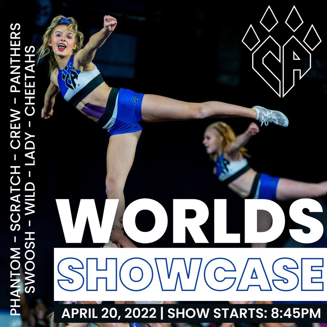 Claws up...Claws out 😻

We are excited to celebrate these amazing teams! We will see you tonight 🗣

CAn't make it? Tune in live to the Cheer Athletics Instagram for your coverage‼️