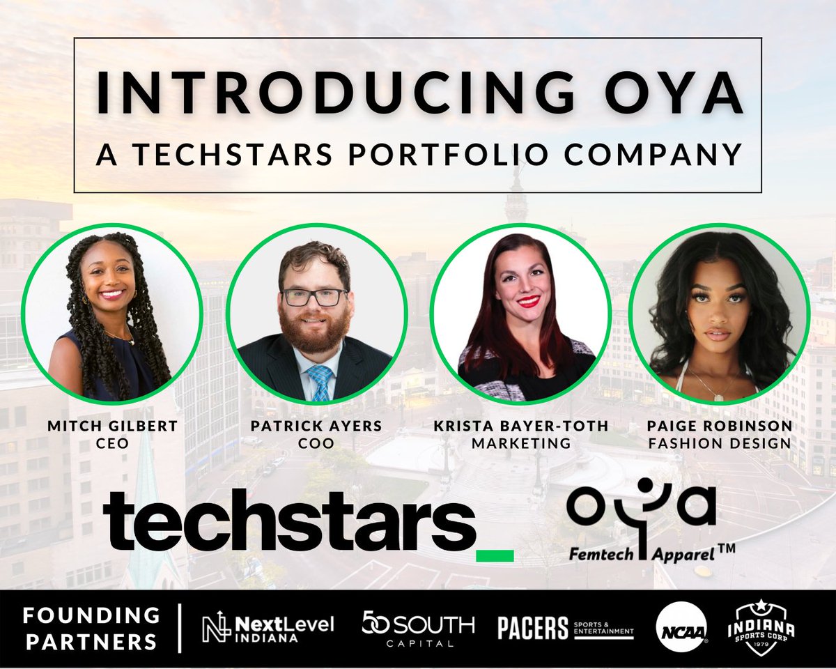 We are so excited to announce that OYA Femtech Apparel is now a Techstars Sports portfolio company! Thank you God for this opportunity and platform to take femtech and apparel to the next level.