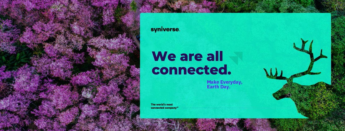 deschmidt's tweet image. As the world’s most connected company, the employees of @Syniverse, are working together to protect the only home we have. Make every day, #EarthDay. #wearesyniverse #syniverse #EarthMonth syniverse.com/corporate-resp…