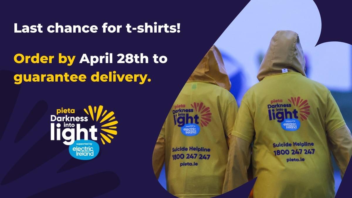 StrabaneDil's tweet photo. Get registered before April 28th to guarantee delivery in time for the walk ⬇️⬇️⬇️
https://t.co/xg9iDLHbbI https://t.co/QHTkm5rM59